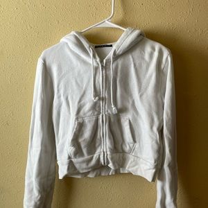 White Crystal Hoodie from Brandy Melville